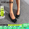 史蒂夫·马登 STEVE MADDEN/思美登2024春季新款纯色蝴蝶结芭蕾鞋单鞋女 VIYAN 黑色 34