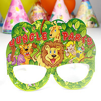 黛丝琪 儿童宝宝生日派对用品 现场布置用品纸质眼罩一次性面具活跃气氛
