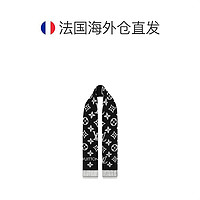 LOUIS VUITTON 欧洲直邮LouisVuitton路易威登 ESSENTIAL女士羊毛米粉色印花围巾