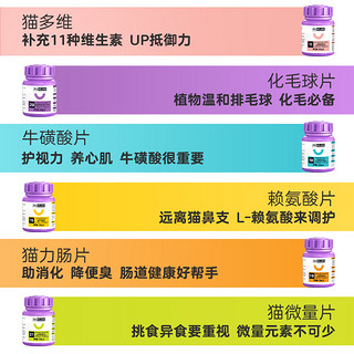 NOURSE 卫仕 猫咪保健品营养品化毛球猫多维化毛膏益生菌鱼油牛磺酸卫士