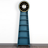 Hense 汉时 欧式落地座钟客厅现代家用轻奢装饰立式座钟储物落地石英钟HG6501