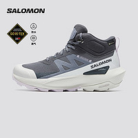 salomon 萨洛蒙 女款 户外运动舒适防水透气徒步登山鞋 ELIXIR ACTIV MID GTX 油墨黑 474574 5.5 (38 2/3)