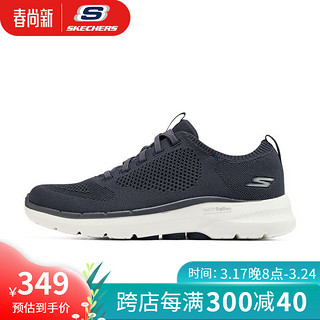 SKECHERS 斯凯奇 男鞋运动鞋男士一脚蹬健步鞋894139 海军蓝色 NVY 10 43.5