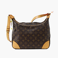 LOUIS VUITTON 中古95新 老花牛角包女士手提包