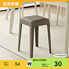 QuanU 全友 家居塑料凳家用加厚座面小凳子DX115080
