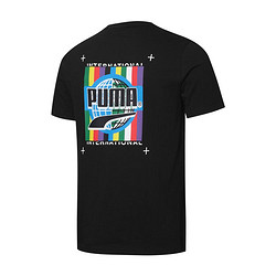 限尺码puma彪马男式t恤夏季大logo印花纯棉休闲短袖t恤男