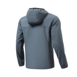 lining李宁外套男子2022春秋新款健身训练防风开衫连帽运动风衣afdr