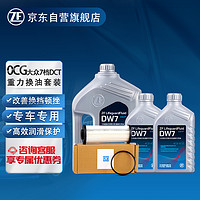 ZF 采埃孚 DQ381七档湿式双离合变速箱滤芯换油套装 适用新迈腾/帕萨特/途观L/Q3/途岳/探岳/CC/速派 6升