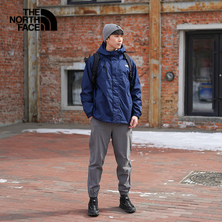 北面（The North Face）单层冲锋衣男户外运动外套防水透汽24春季|8AUN 8K2/蓝色 L/175