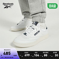 Reebok锐步24春夏男女鞋CLUB C 85经典复古舒适休闲板鞋 100074163 38.5 (24.5cm),US: 6.5