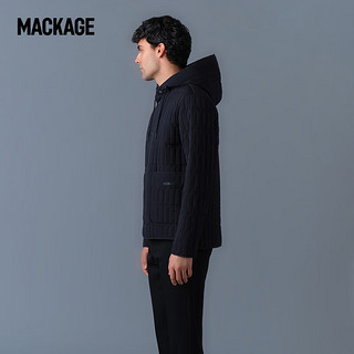 Mackage 复古绗缝系列-男士 MILES保暖羽绒服夹克外套24春夏 黑色 44