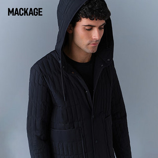 Mackage 复古绗缝系列-男士 MILES保暖羽绒服夹克外套24春夏 黑色 44