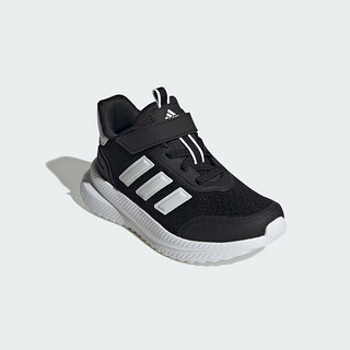 阿迪达斯（adidas）童鞋春款儿童轻运动魔术贴跑步鞋 IE8470黑 1-/33.5码/205mm 