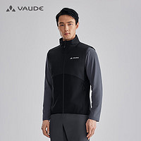 VAUDE 巍德 户外保暖马甲棉背心男款冬季春季舒适休闲运动无袖经典立领 VAUDE黑 S