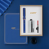 凌美（LAMY） 德国 狩猎者钢笔墨水笔笔礼盒套装年货礼盒 含吸墨器+墨胆 拾光礼盒 宝石蓝EF尖