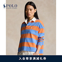 Polo Ralph Lauren 拉夫劳伦 女装 24年夏宽松版棉质橄榄球衫RL25510 999-多色 S