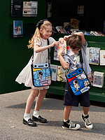 88VIP：剑桥树 蒙二二小学生补习袋女生美术袋儿童斜挎包男童补课袋