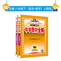 2024春 教材全解 人教版 套装 八年级 初二下（语文+数学）两册 全解语数人教