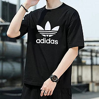 adidas 阿迪达斯 三叶草 男款短袖T恤 H06642