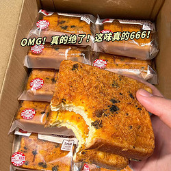 舸渡 海苔肉松吐司面包早餐整箱即食充饥蛋糕小零食小吃休闲食品好吃的 一箱12包+12包 1200g