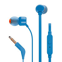 JBL 杰宝 T110入耳式游戏耳机K歌线控手机耳塞男女通用面条耳麦重低音