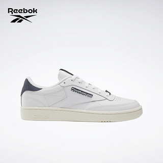 Reebok锐步24春夏男女鞋CLUB C 85经典复古舒适休闲板鞋 100074163 42.5 (27.5cm),US: 9.5