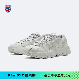 盖世威（K·SWISS）男女老爹鞋 24春季时尚百搭运动休闲鞋 9220-U 020寂静灰/梦幻银 37