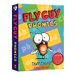 苍蝇小子自然拼读 fly guy phonics 美国scholastic学乐出版包含10本书还有2本练习册适合小学孩子学习拼读的绘本美国经典儿童读物