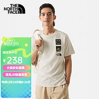 The North Face24春夏北面短袖款户外舒适透气经典款半袖短袖T恤8AUY QLI L