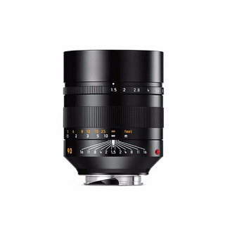 徕卡（Leica） SUMMILUX-M 90mm f/1.5 ASPH镜头 莱卡M90F1.5 黑色 标配