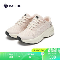 Rapido雳霹道2024年春夏新款男女同款系带运动鞋舒适休闲鞋CQ4ZK3S16