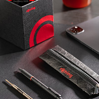 rOtring 红环 德国rotring红环按动圆珠笔Rapid Pro原子笔进口金属笔商务办公签字笔可替换中性笔芯七夕礼物