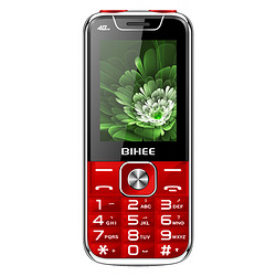 BIHEE 百合 BIHEE A30 全网通4G 老人机 超长待机4G 老年手机 学生备用机 红色