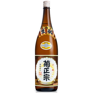日本 菊牌上选清酒烧酒洋酒生酛辛口本酿造米酒1.8L*2瓶