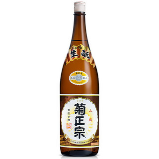 日本 菊牌上选清酒烧酒洋酒生酛辛口本酿造米酒1.8L*2瓶