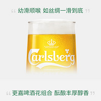 Carlsberg 嘉士伯 啤酒醇滑500ml*24罐箱大罐听装包邮官方旗舰店