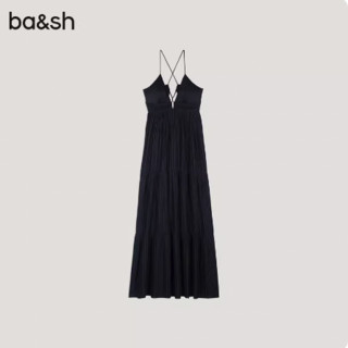ba&sh 巴安斯 女士长款连衣裙 1H23WAST 黑色 XL