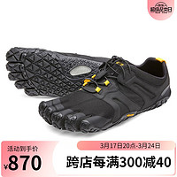 Vibram五指鞋男 户外跑步性能鞋运动越野训练障碍跑步鞋VTRAIL 黑色/黄色 43