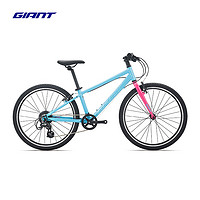 捷安特（GIANT）Giant捷安特Fastroad 24 JR 2平把24寸铝合金8速青少年自行车 星云蓝 24×12 适合身高130-150cm