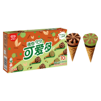 可爱多 和路雪 迷你可爱多甜筒青梅&红茶口味冰淇淋 19g*10支 雪糕