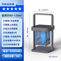 YONGXIN 永鑫 太阳能灭蚊灯户外防水家用充电式电蚊灯别墅庭院花园草坪灭蚊器 CP04手提式100㎡