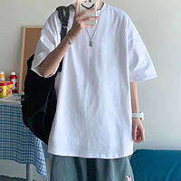 兰缦尼 睡衣短袖上衣男士夏季新款 白色-男款 5XL码