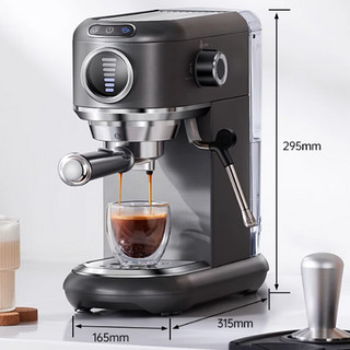 NGNLW 咖啡机家用小型半自动一体机研磨粉打奶泡办公室商用   MK-601F