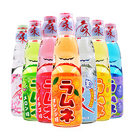 哈塔 日本原装进口 哈达波子汽水/哈塔弹珠汽水200ml*30瓶混合果味饮料