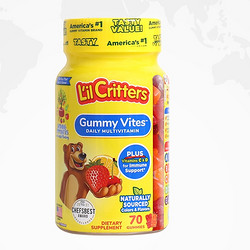 L'il Critters 丽贵 儿童复合维生素小熊软糖 70粒