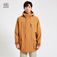 KOLON SPORT KOLONSPORT可隆户外休闲衣男款防泼水上衣抗撕裂外套可脱袖夹克