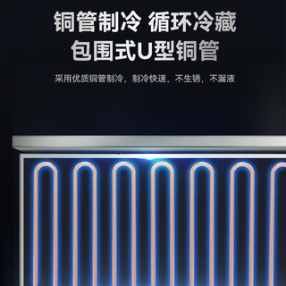 英联瑞仕冷藏工作台商用水吧台沙拉台定做保鲜操作台工作台冷柜冰柜奶茶店设备全套冷冻卧式平冷厨房冰箱  1800*600*800mm