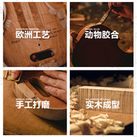 鸿莺 乐器小提琴手工实木花纹琴儿童成人初学者练习考级演奏专业级