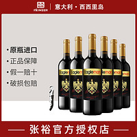 CHANGYU 张裕 先锋鹰座赤霞珠干红葡萄酒750ml*6整箱红酒意大利原瓶进口