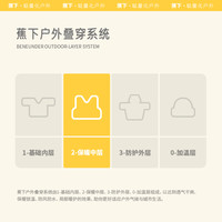 蕉下 Beneunder秋季儿童轻薄万粒绒马甲PO17123摇粒绒男女童保暖防风